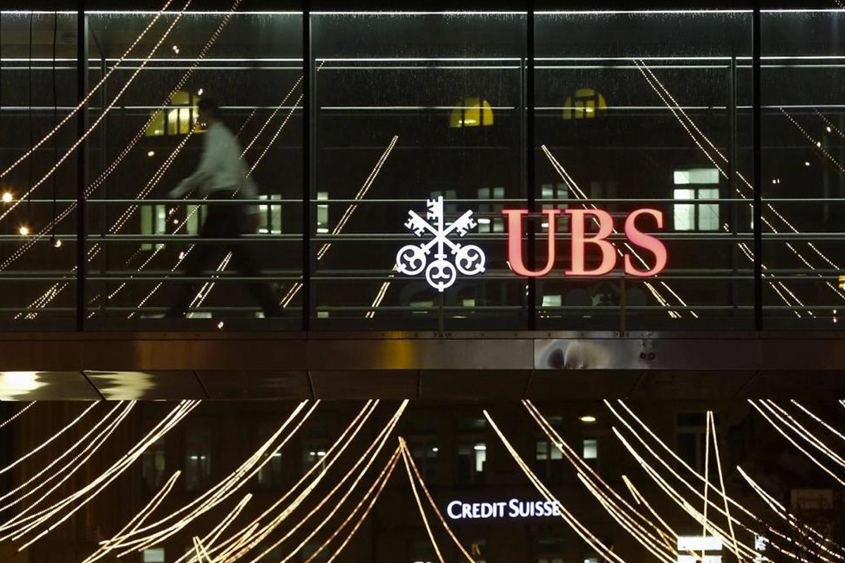 Reuters earlier reported that UBS was coming under pressure from the Swiss authorities to carry out a takeover of its local rival to get the market turmoil surrounding Credit Suisse under control. (Photo by Reuters)
